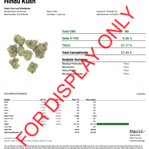 HINDU KUSH - COA