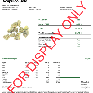 ACAPULCO GOLD COA